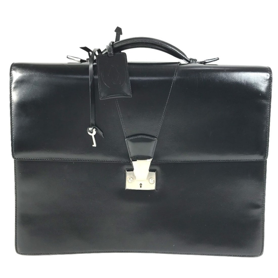 CARTIER Cartier Business Bag, Logo, Tote Document Briefcase, Handbag, Leather, Men's and Women's,: --- Catalog ---Category: SizeSize (HxWxD): 30cm x 40.5cm x 9.5cm / 11.81'' x 15.94'' x 3.74''Category: DesignType: Briefcase, Handbag, Tote bagColor: BlackGender: Men,WomenMaterial: Leather Category: