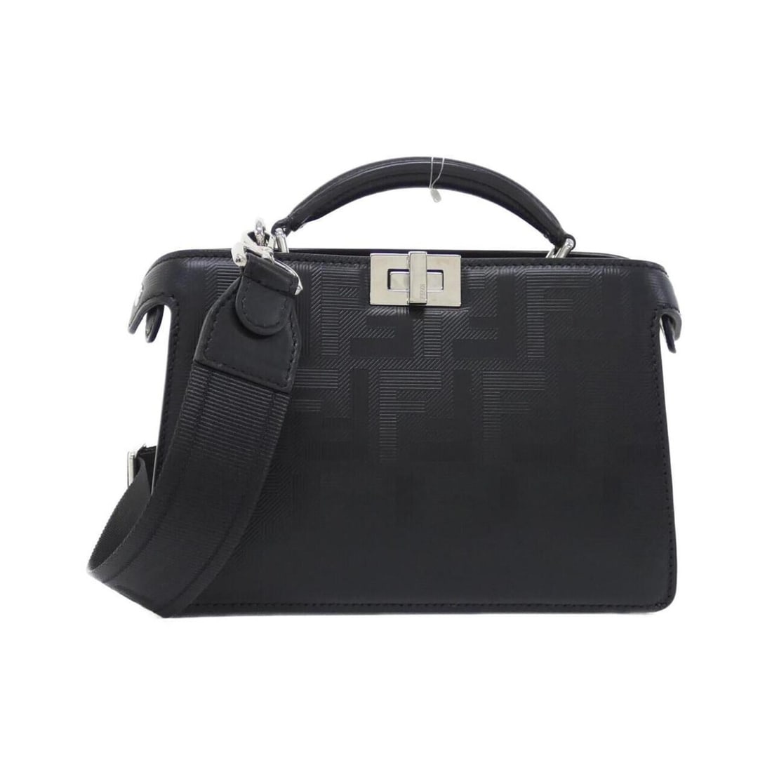 Fendi Peekaboo I.C.U X-Cross 7VA582 AP1T Handbag: --- Catalog ---Category: SizeSize (HxWxD): 15cm x 21cm x 6cm / 5.9'' x 8.26'' x 2.36''Category: DesignType: HandbagColor: BlackGender: Men,WomenMaterial: Leather Hardware Color: SilverCategory: