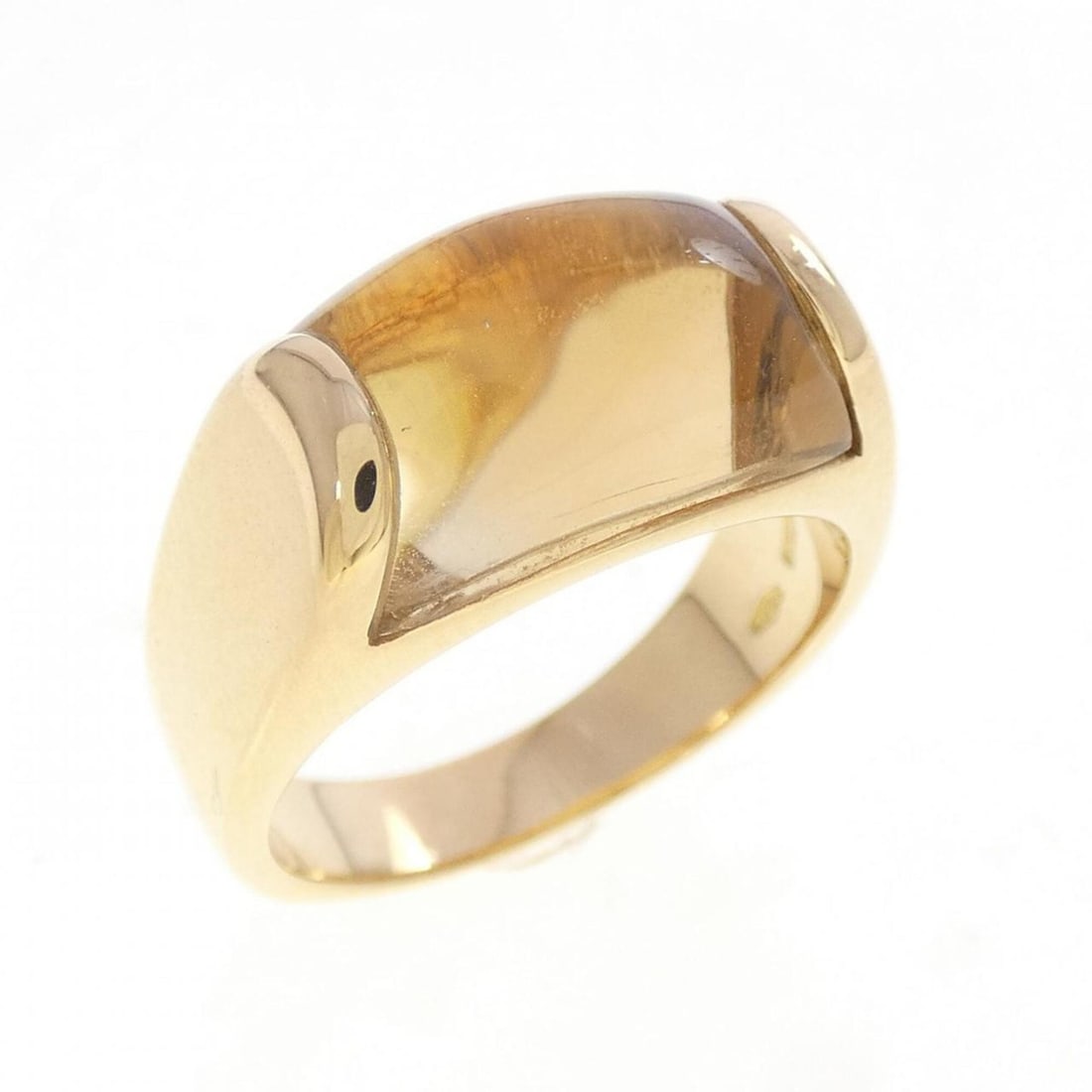 Bvlgari Tronchetto Ring: --- Catalog ---Category: SizeJP Size: 13US Size: 6.5Category: DesignType: Band ringGender: WomenMaterial: Yellow gold (18K)Category: GeneralBrand: Bvlgari--- Item List ---Section: ConditionRanking: