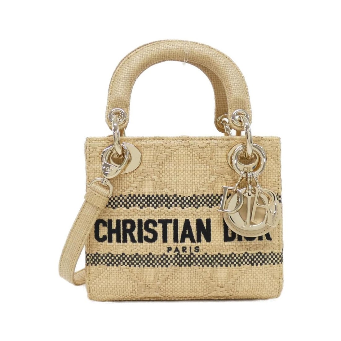 Christian Dior Lady D-Light Mini M0500OSQD Handbag: --- Catalog ---Category: SizeSize (HxWxD): 15cm x 17cm x 8cm / 5.9'' x 6.69'' x 3.14''Category: DesignType: HandbagColor: BeigeGender: WomenMaterial: Raffia Category: GeneralMPN: M0500OSQDBrand:
