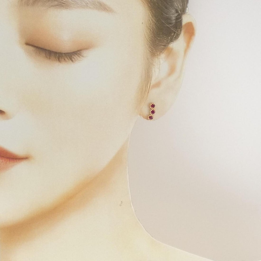 Christian Dior Ruby Earring (Single Earring) - 4