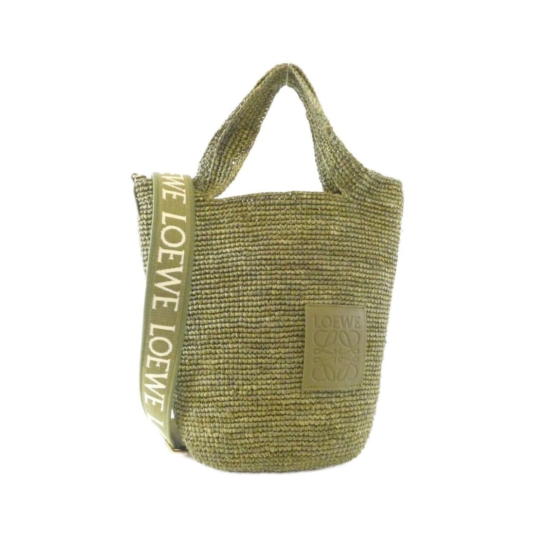 Loewe Slit Bag Mini A685453X12 Handbag: --- Catalog ---Category: SizeSize (HxWxD): 29cm x 20cm x 10cm / 11.41'' x 7.87'' x 3.93''Category: DesignType: HandbagColor: OliveGender: WomenMaterial: Raffia , Leather Category: GeneralBrand: