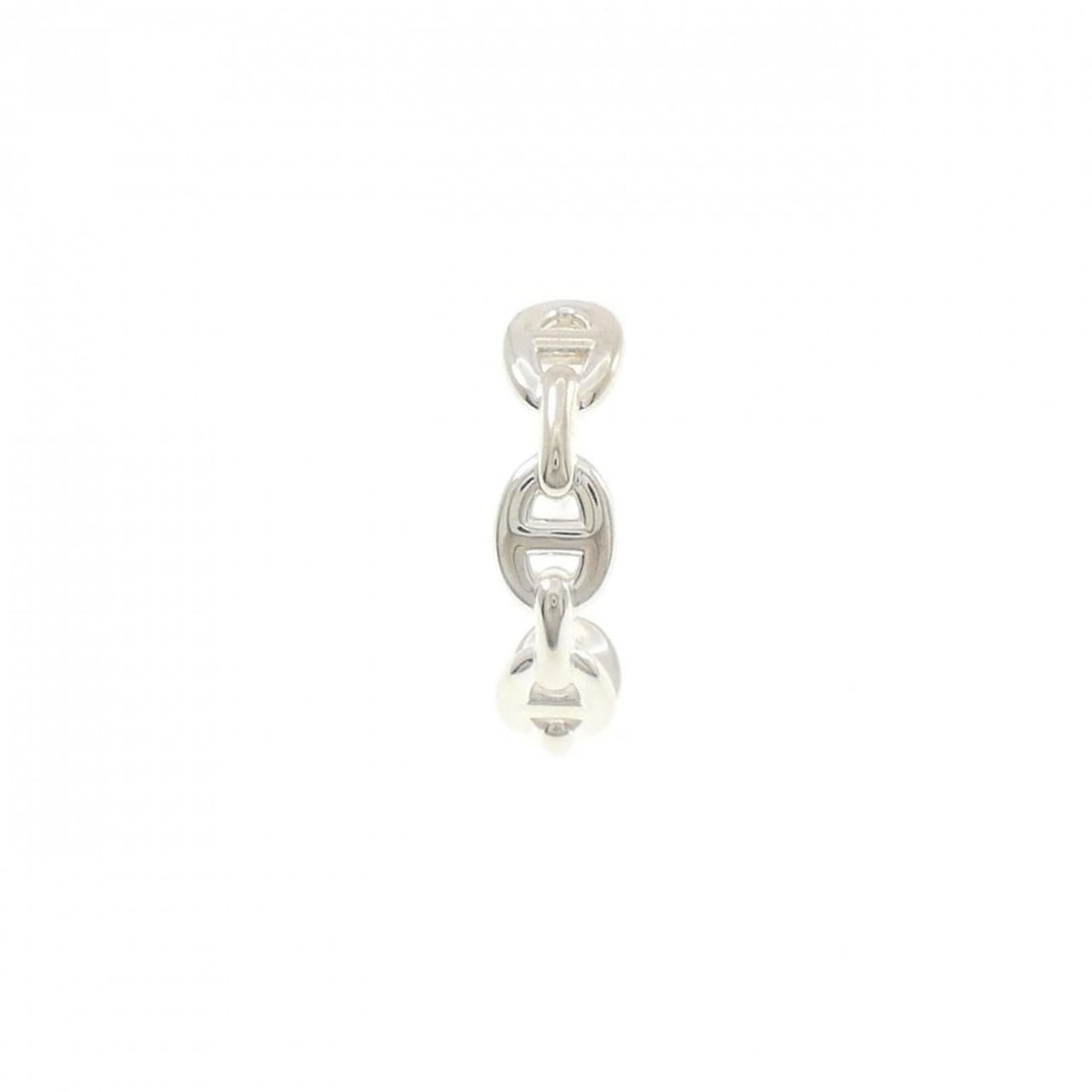Hermes 925 Sterling Silver Earring (Single Earring): --- Catalog ---Category: SizeSize (HxWxD): 27.30mm x 7.10mm / 1.07'' x 0.28''Category: DesignType: Stud earringsGender: WomenMaterial: Silver 925Single earring: YesCategory: GeneralBrand: Hermes---