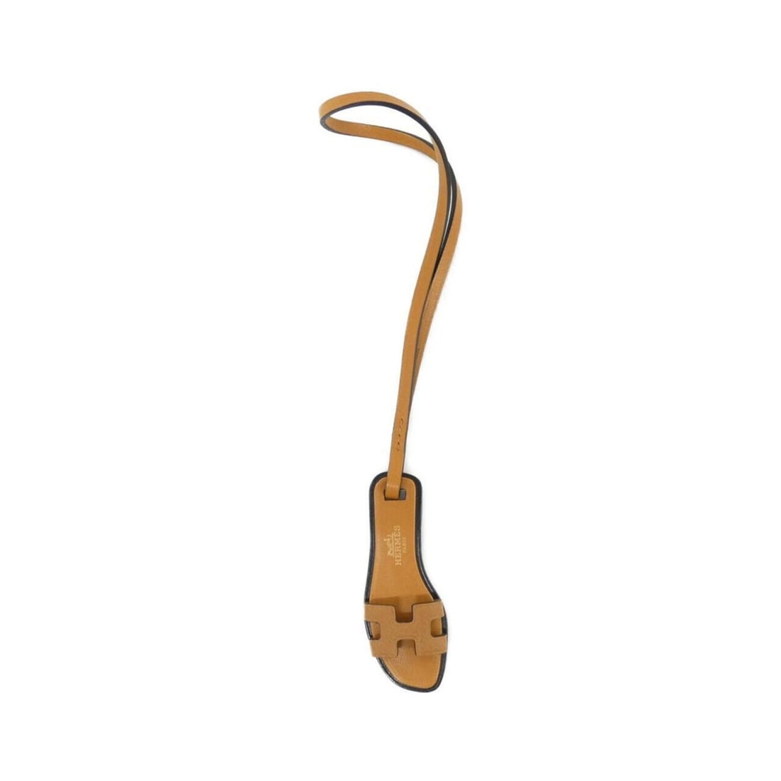 Hermes Oran Nano Accessory Bag Charm 080148CA: --- Catalog ---Category: SizeSize (HxWxD): 70.00mm x 28.00mm / 2.76'' x 1.10''Category: DesignType: Handbag charmColor: Gold, Natural sableGender: WomenMaterial: Epsom leather, LeatherCategory:
