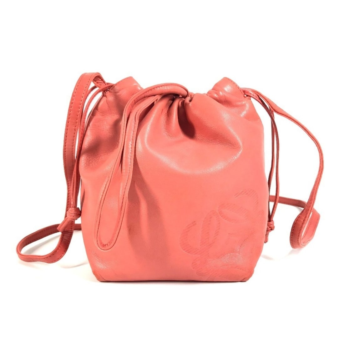 LOEWE Anagram Logo Bag, Crossbody Pouch, Shoulder Nappa Leather, Men's & Women's, Red/Pink Tone: --- Catalog ---Category: SizeSize (HxWxD): 20cm x 23cm x 10cm / 7.87'' x 9.05'' x 3.93''Category: DesignType: Pochette, Shoulder bagColor: Pink, Red colorGender: Men,WomenMaterial: Nappa leather ,
