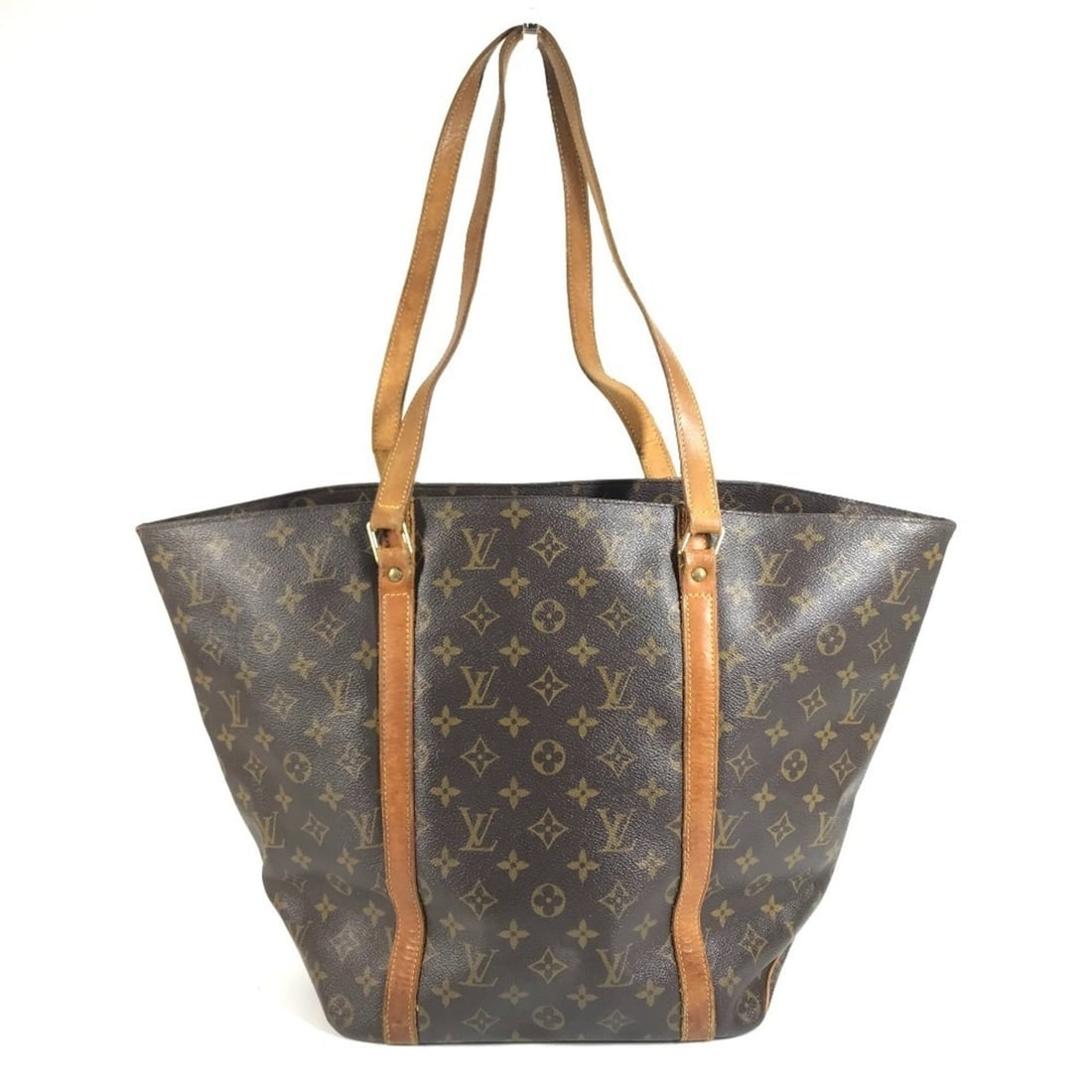 LOUIS VUITTON M51108 Monogram Sac Shopping Bag, Shoulder Tote Canvas, Men's/Women's, Brown: --- Catalog ---Category: SizeSize (HxWxD): 33cm x 50cm x 14cm / 12.99'' x 19.68'' x 5.51''Category: DesignType: Shoulder bag, Tote bagColor: Brown, GalleGender: Men,WomenMaterial: Monogram Category: