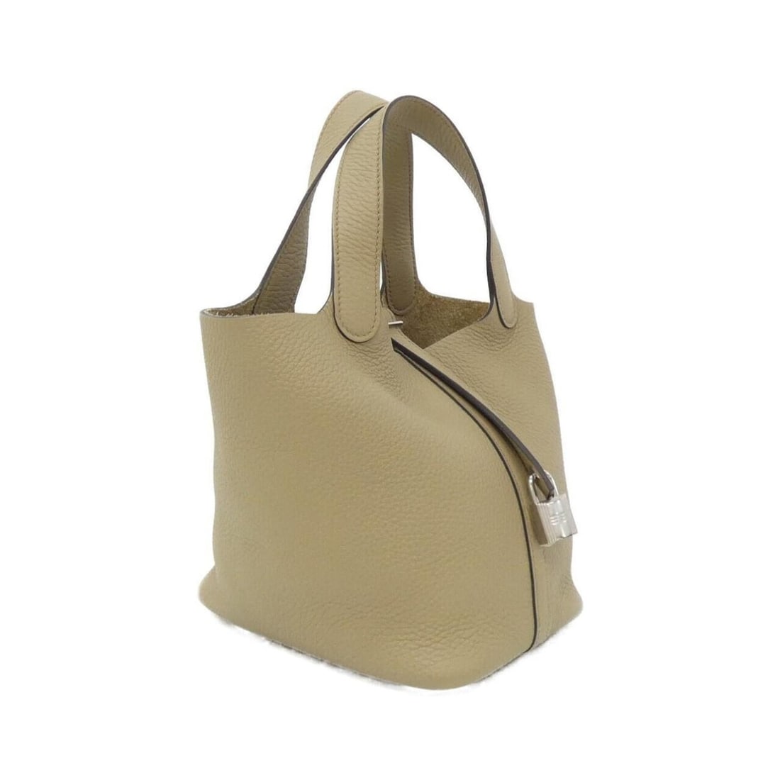 Hermes Picotin Lock PM 056289CK Handbag: --- Catalog ---Category: SizeSize (HxWxD): 19cm x 18cm x 13.5cm / 7.48'' x 7.08'' x 5.31''Category: DesignType: HandbagColor: BeigeGender: WomenMaterial: Taurillon clemence leather Category: