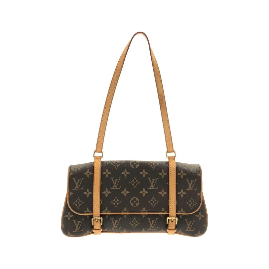 Louis Vuitton Monogram Marelle M51157 Shoulder Bag: --- Catalog ---Category: SizeSize (HxWxD): 16cm x 30cm x 5cm / 6.29'' x 11.81'' x 1.96''Category: DesignType: Shoulder bagColor: MarronGender: WomenMaterial: Coated canvas Hardware Color: GoldCategory