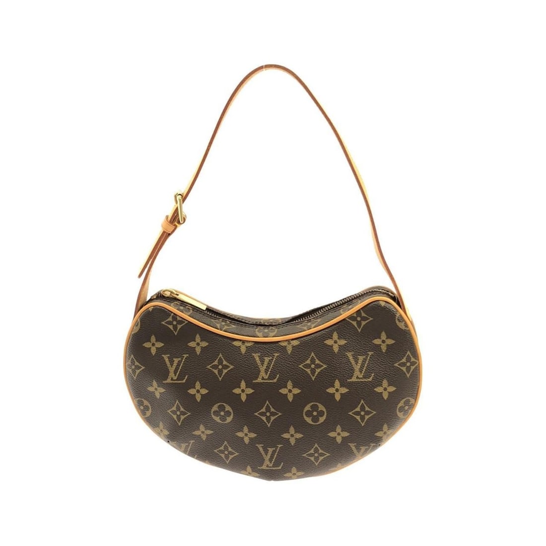 Louis Vuitton Monogram Pochette Croissant M51510 Shoulder Bag: --- Catalog ---Category: SizeSize (HxWxD): 14cm x 26.5cm x 4cm / 5.51'' x 10.43'' x 1.57''Category: DesignType: Pochette, Shoulder bagColor: MarronGender: WomenMaterial: Coated canvas Hardware Color: 