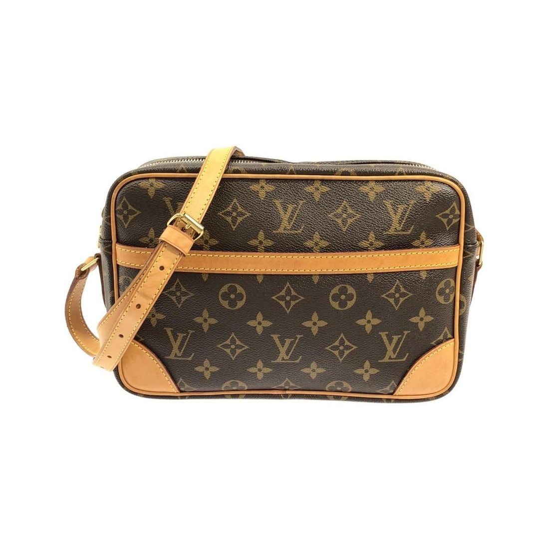 Louis Vuitton Monogram Trocadero 27cm M51274 Shoulder Bag: --- Catalog ---Category: SizeSize (HxWxD): 18.5cm x 27cm x 7cm / 7.28'' x 10.62'' x 2.75''Category: DesignType: Shoulder bagColor: MarronGender: Men,WomenMaterial: Coated canvas Hardware Color: GoldCa