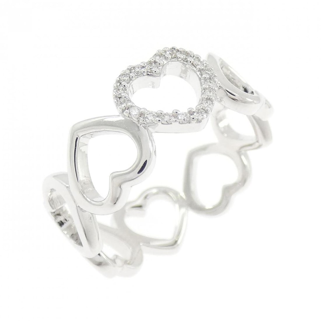 Tiffany Sentimental Ring: --- Catalog ---Category: SizeJP Size: 11US Size: 6Category: DesignType: Band ringGender: WomenMaterial: White gold (18K)Category: GeneralBrand: Tiffany--- Item List ---Section: ConditionRanking: Rank