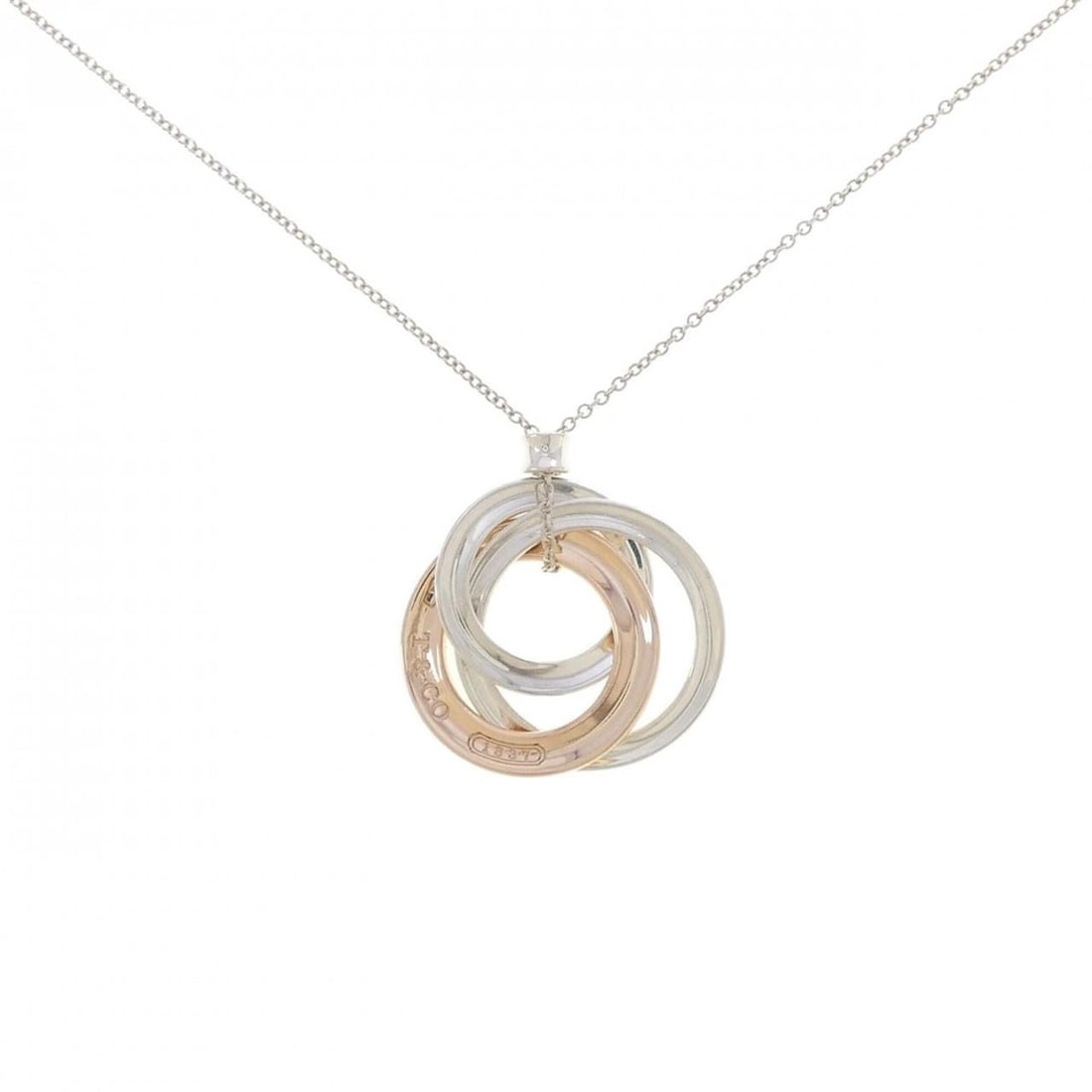 Tiffany & Co. 1837 Interlocking Circle Necklace: --- Catalog ---Category: SizePendant Size: 24.1mm x 23.1mm / 0.94'' x 0.9''Neck Circumference: 45 cm / 17.71''Category: DesignGender: WomenMaterial: Silver 925Pendant Type: PendantNecklace Type: