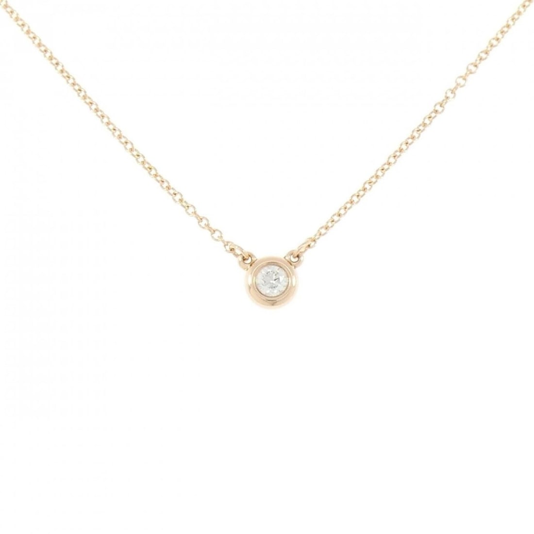 Tiffany & Co. By the Yard Necklace 0.10 CT: --- Catalog ---Category: SizeNeck Circumference: 41 cm / 16.14''Category: DesignGender: WomenMaterial: Pink gold (18K)Necklace Type: NecklaceCategory: GeneralBrand: Tiffany--- Item List ---Section: