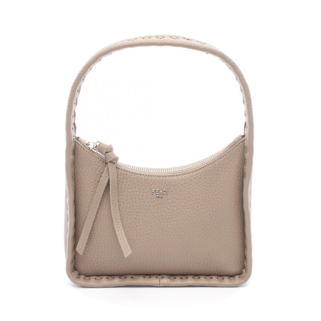 Fendi Small Fendessence Selleria Handbag, Leather, Women's, Beige, 8BS094: --- Catalog ---Category: SizeSize (HxWxD): 12cm x 19cm x 7cm / 4.72'' x 7.48'' x 2.75''Category: DesignType: HandbagColor: BeigeGender: WomenMaterial: Leather Category: GeneralMPN: 8BS094Brand: Fendi-
