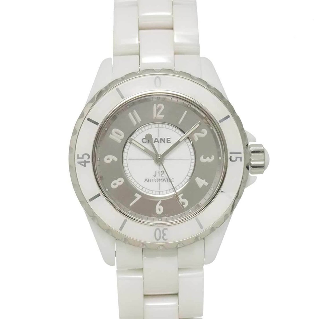 Chanel J12 38mm H4862 Men's Watch, White Ceramic Mirror Finish, Automatic Movement (1 of 7)