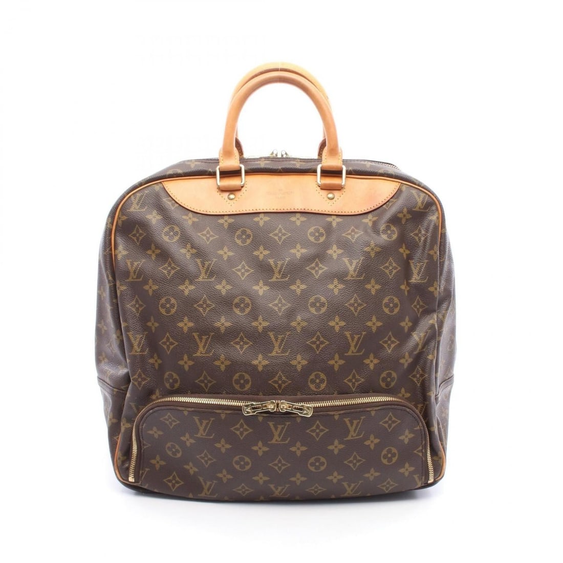 Louis Vuitton LOUIS VUITTON Evasion Monogram Boston Bag Handbag Coated Canvas Leather Men's Women's: --- Catalog ---Category: SizeSize (HxWxD): 40cm x 38cm x 26cm / 15.74'' x 14.96'' x 10.23''Category: DesignType: Boston bag, HandbagColor: BrownGender: Men,WomenMaterial: PVC , Leather Category: Gener