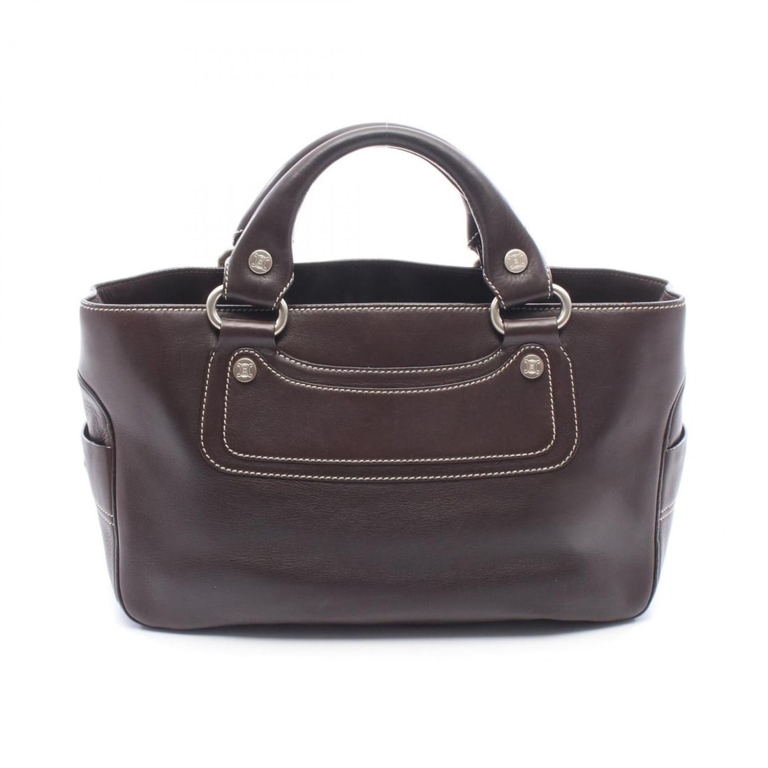 Celine Boogie Bag Handbag, Leather, Women's, Brown, 134023: --- Catalog ---Category: SizeSize (HxWxD): 20cm x 32cm x 13cm / 7.87'' x 12.59'' x 5.11''Category: DesignType: HandbagColor: BrownGender: WomenMaterial: Leather Category: GeneralMPN: 134023Brand: Celi