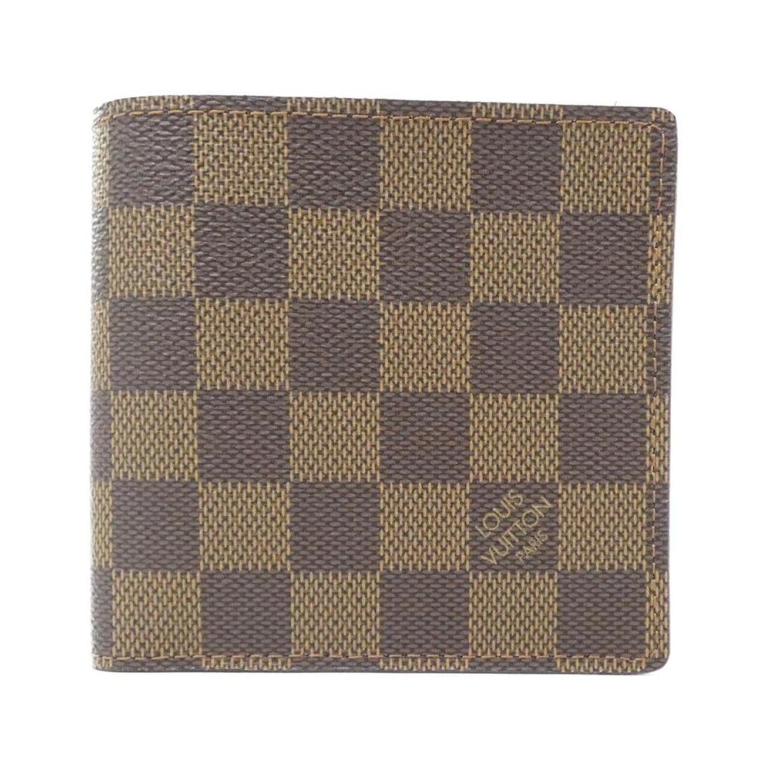Louis Vuitton Damier Portefeuille Marco N61675 Wallet: --- Catalog ---Category: SizeSize (HxWxD): 11cm x 11cm x 2cm / 4.33'' x 4.33'' x 0.78''Category: DesignType: Wallet (bi-fold)Color: BrownGender: Women,MenMaterial: Coated canvas Category: GeneralMPN: