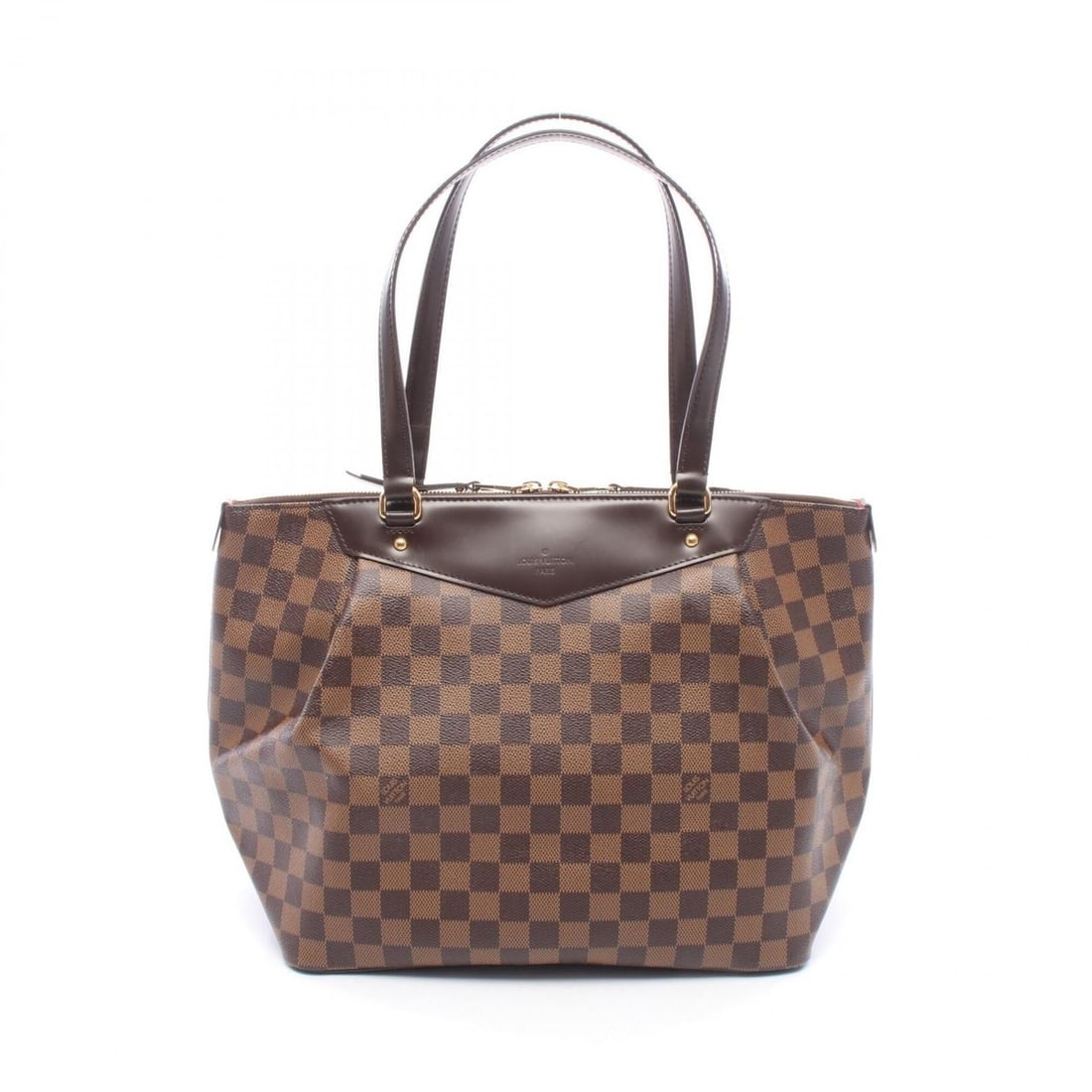 Louis Vuitton Westminster GM Damier Ebene Tote Bag Handbag, Coated Canvas Leather, Women's, Brown,: --- Catalog ---Category: SizeSize (HxWxD): 28cm x 30cm x 17cm / 11.02'' x 11.81'' x 6.69''Category: DesignType: Handbag, Tote bagColor: BrownGender: WomenMaterial: Coated canvas , Leather Category: Ge
