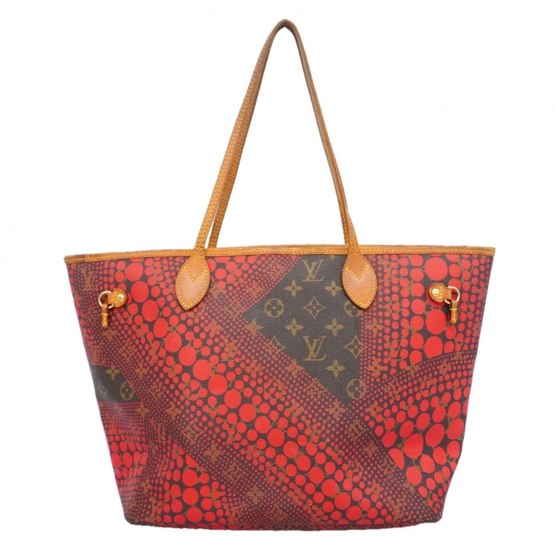 Louis Vuitton Monogram Neverfull MM Tote Bag M40686 Rouge (Yayoi Kusama design, women's): --- Catalog ---Category: SizeSize (HxWxD): 29cm x 32cm x 16cm / 11.41'' x 12.59'' x 6.29''Category: DesignType: Tote bagColor: RougeGender: WomenCategory: GeneralMPN: M40686Brand: Louis Vuitton--- Ite