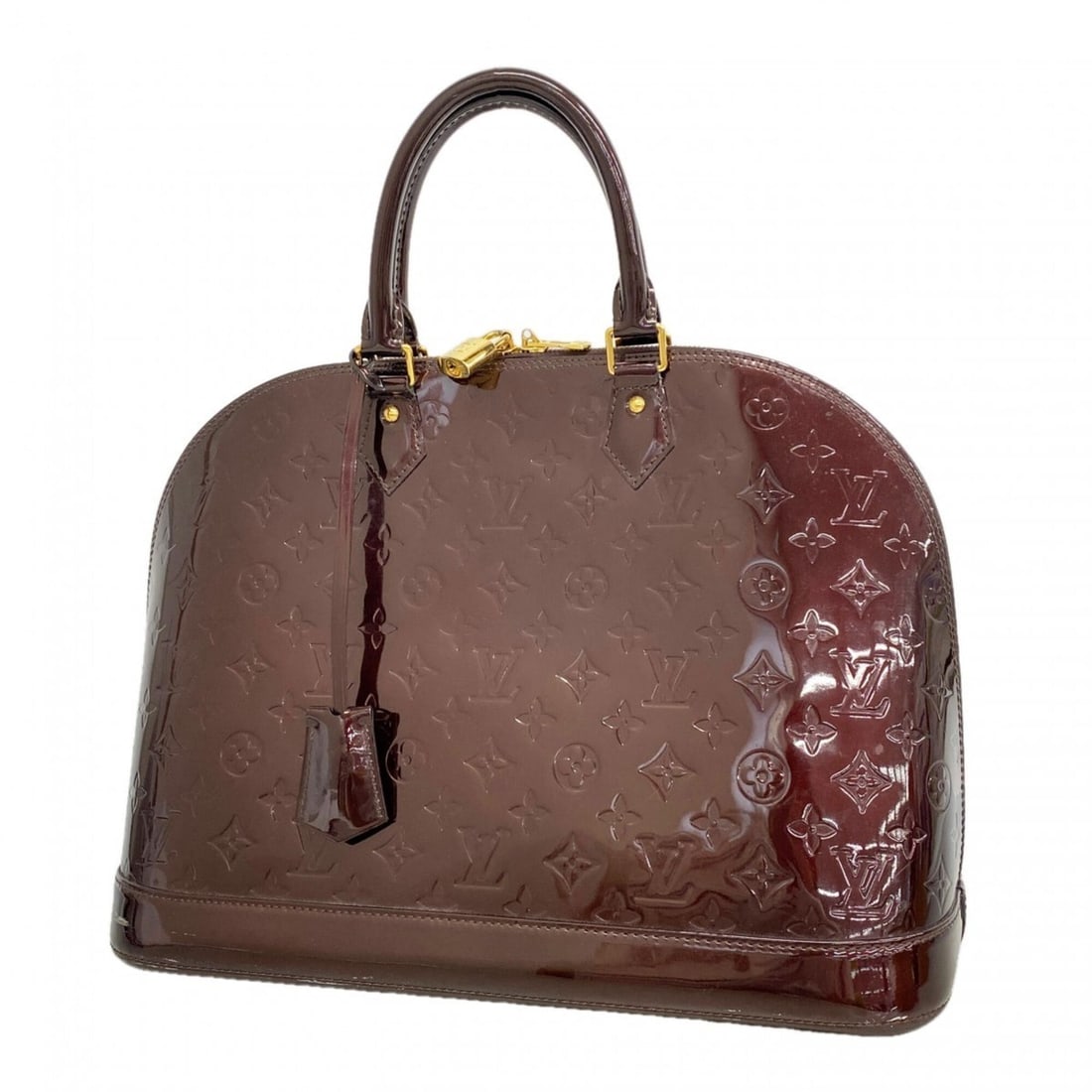 Louis Vuitton Alma GM Vernis handbag, M93595, Amarante, for women.: --- Catalog ---Category: SizeSize (HxWxD): 29cm x 39cm x 19cm / 11.41'' x 15.35'' x 7.48''Category: DesignType: HandbagColor: AmaranteGender: WomenCategory: GeneralMPN: M93595Brand: Louis Vuitton--- I