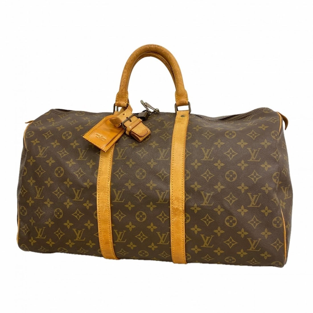 Louis Vuitton Bags - Boston Monogram Keepall 50 M41426 Brown Men's & Women's: --- Catalog ---Category: SizeSize (HxWxD): 28.5cm x 50cm x 22cm / 11.22'' x 19.68'' x 8.66''Category: DesignType: Boston bagColor: BrownGender: Men,WomenCategory: GeneralMPN: M41426Brand: Louis Vuitto