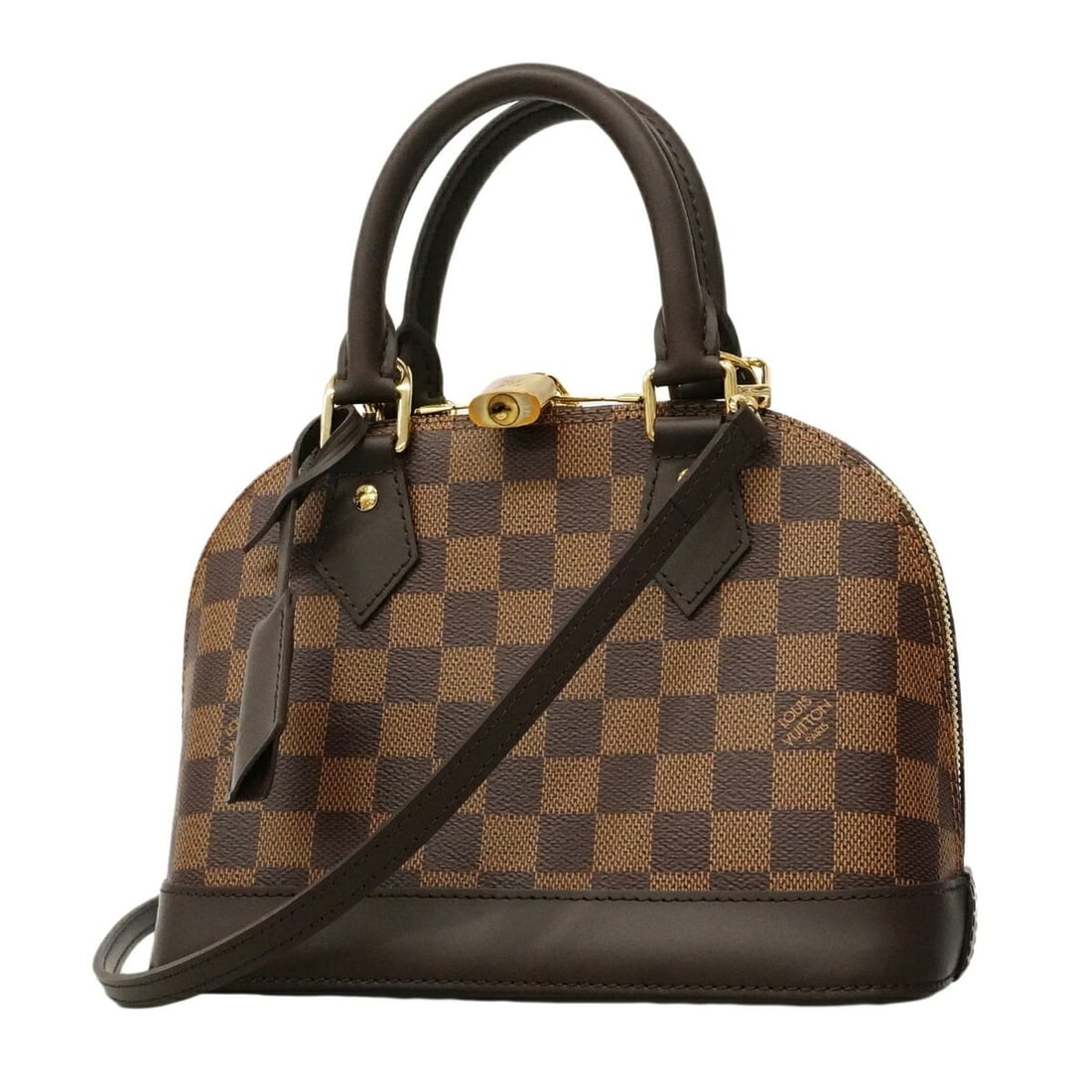Louis Vuitton Damier Alma BB Handbag N40606 Ebene 2-way bag for women: --- Catalog ---Category: SizeSize (HxWxD): 18cm x 24cm x 11cm / 7.08'' x 9.44'' x 4.33''Category: DesignType: HandbagColor: EbeneGender: WomenCategory: GeneralMPN: N40606Brand: Louis Vuitton--- Item L