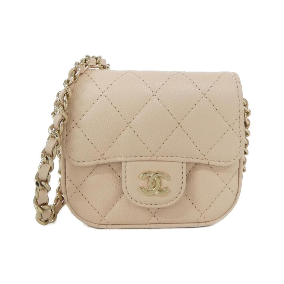 Chanel Timeless Classic Line AP2475 Handbag, Clutch, Shoulder Bag: --- Catalog ---Category: SizeSize (HxWxD): 8.5cm x 10cm x 3.5cm / 3.34'' x 3.93'' x 1.37''Category: DesignType: Handbag, Shoulder bagColor: BeigeGender: WomenMaterial: Grained Calfskin Hardware