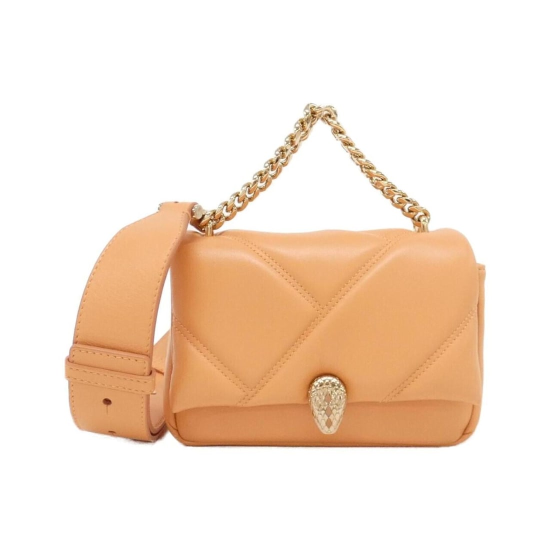 Bvlgari SERPENTI CABOCHON 291485 handbag: --- Catalog ---Category: SizeSize (HxWxD): 12cm x 17cm x 6cm / 4.72'' x 6.69'' x 2.36''Category: DesignType: HandbagColor: OrangeGender: WomenMaterial: Leather Hardware Color: GoldCategory:
