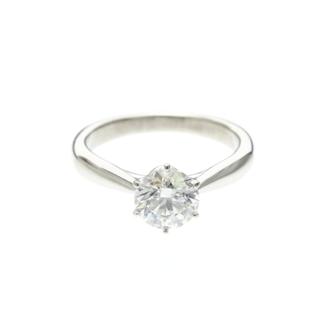 Tasaki Diamond Ring Platinum Fashion Diamond Band Ring Carat/0.84 Silver (1 of 10)
