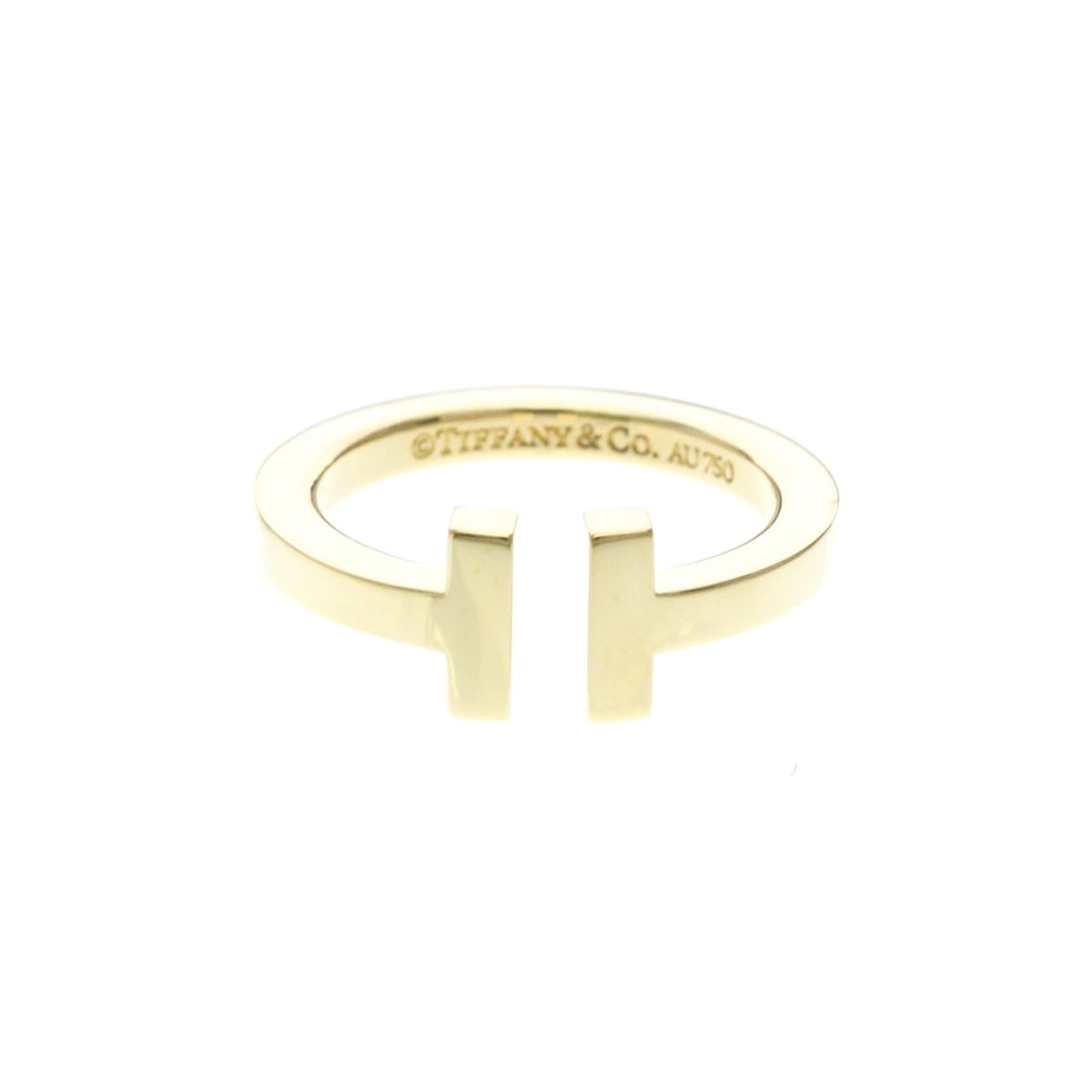 Tiffany T Square Ring Yellow Gold (18K) Fashion No Stone Band Ring Gold: --- Catalog ---Category: SizeWidth: 2.5mm / 0.1''Weight: 6.6g / 0.23oz.JP Size: 14US Size: 7Category: DesignType: Band ringColor: GoldMetal: GoldStone: No StoneStyle: FashionGender: Women,MenMaterial: