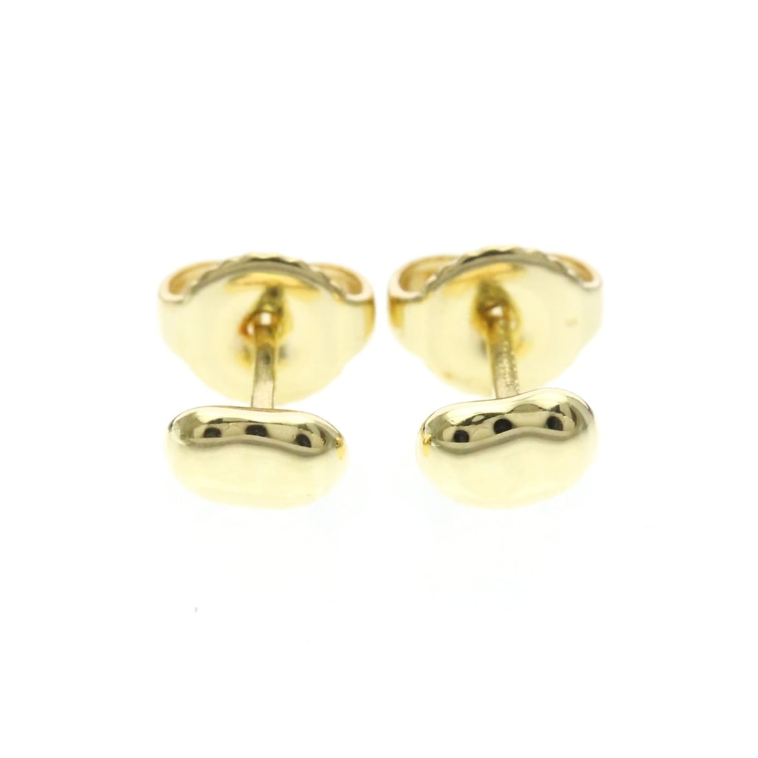 Tiffany Bean Earrings Extra Mini No Stone Yellow Gold (18K) Stud Earrings Gold: --- Catalog ---Category: SizeWeight: 1.9g / 0.06oz.Size (HxWxD): 4.00mm x 6.00mm / 0.16'' x 0.24''Category: DesignType: Stud earringsColor: GoldMetal: GoldStone: No StoneStyle: FashionGender: Men,Wome