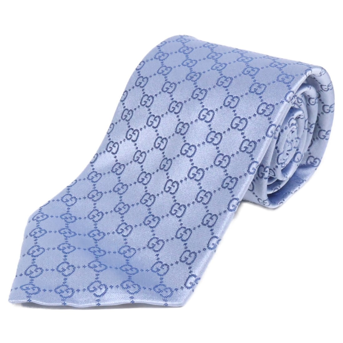 GUCCI GG pattern silk tie, 148 x 8 cm, light blue, men's.: --- Catalog ---Category: SizeWidth: 8cm / 3.14''Total Length: 149cm / 58.66''Category: DesignType: CravatColor: Light blueGender: MenMaterial: Silk Category: GeneralBrand: Gucci--- Item List ---Sectio
