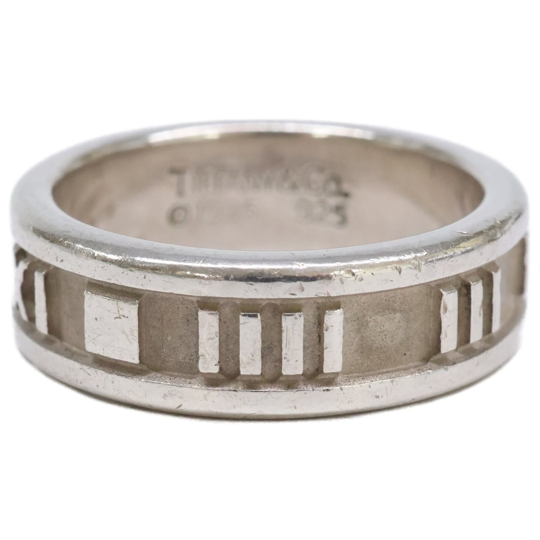TIFFANY&Co. Tiffany & Co. 925 Atlas Ring, Silver, Women's Ring: --- Catalog ---Category: SizeJP Size: 12US Size: 6.5Category: DesignType: Band ringColor: SilverGender: WomenMaterial: Silver 925Category: GeneralBrand: Tiffany--- Item List ---Section: ConditionRanki