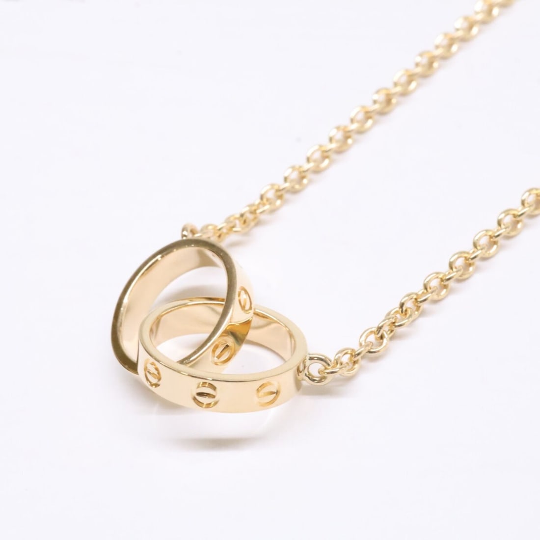 Cartier Baby Love Pendant Necklace, Yellow Gold, B7212400 750 (Refurbished), Ladies'.: --- Catalog ---Category: SizePendant Size: 9mm x 2.5mm / 0.35'' x 0.09''Neck Circumference: 44 cm / 17.32''Category: DesignColor: Yellow goldGender: WomenMaterial: Yellow gold (18K)Necklace Type: Neck