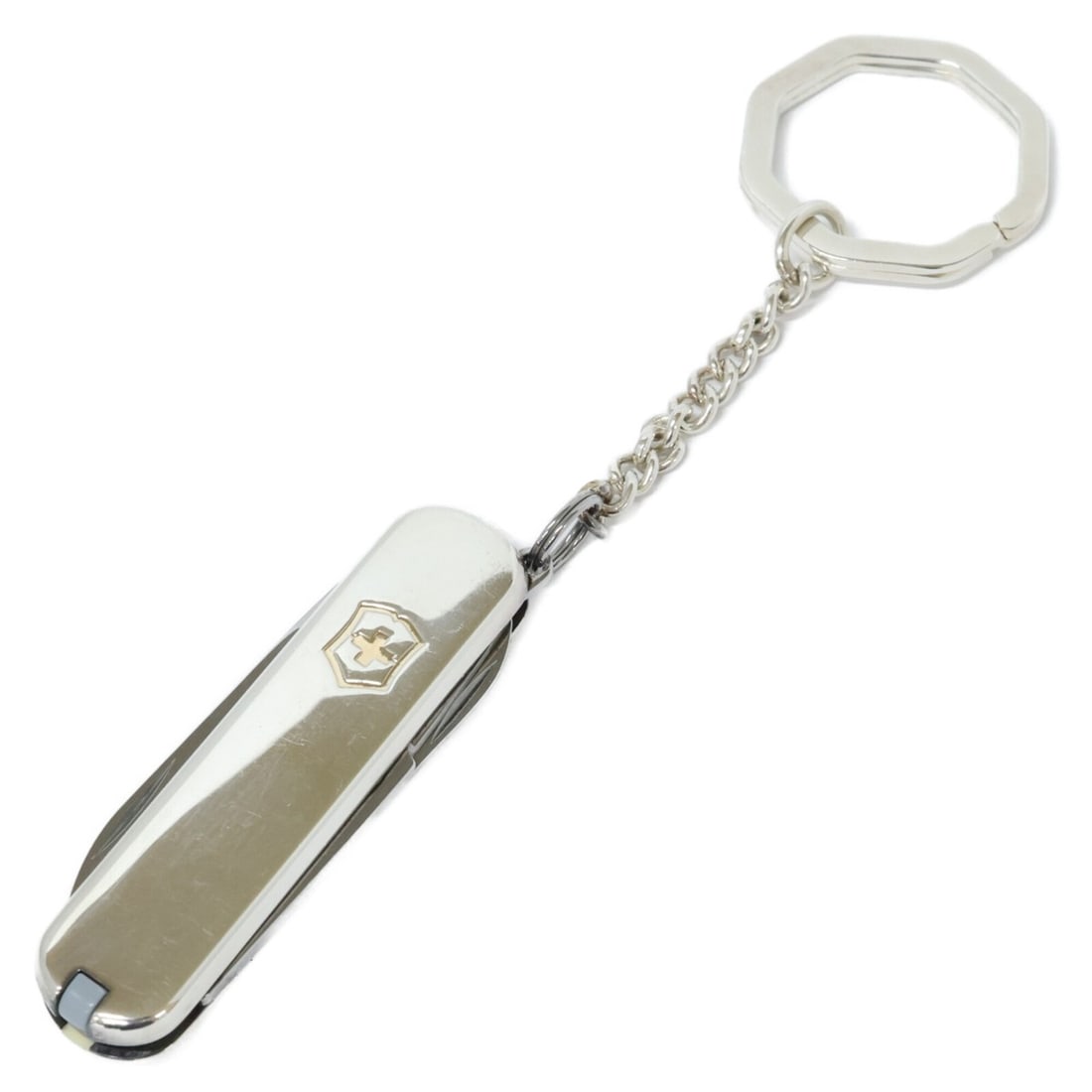 TIFFANY&Co. x VICTORINOX SV925 18K Multi-tool Keychain Silver Men's: --- Catalog ---Category: DesignType: KeyringColor: SilverGender: MenMaterial: Silver 925Category: GeneralBrand: Tiffany--- Item List ---Section: ConditionRanking: Rank AB Used - Traces of usage, scrat