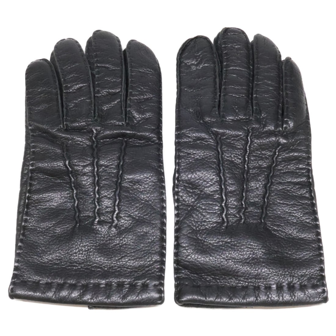 CELINE Men's Leather Gloves (Black) (1 of 9)