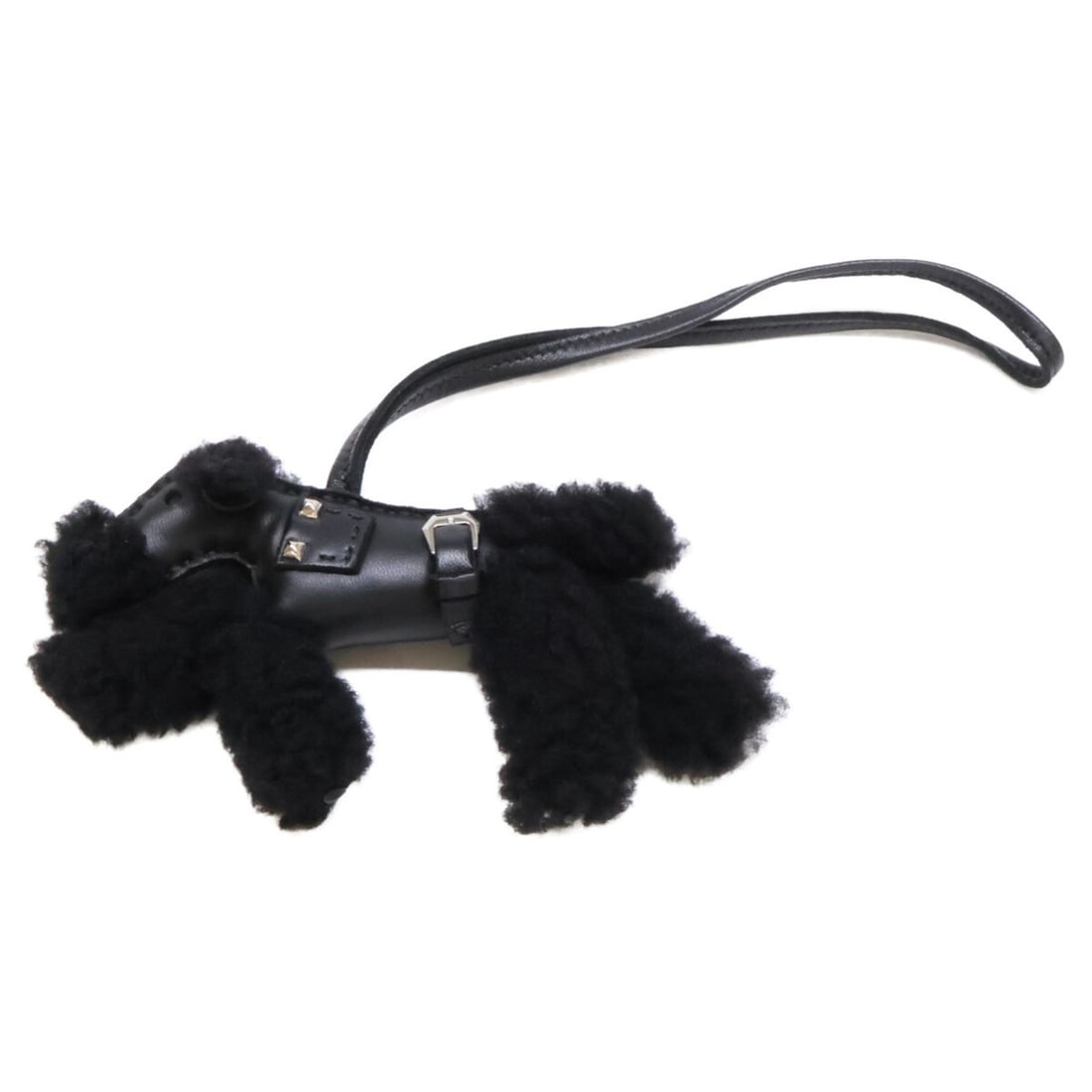 HERMES (Hermes) Excellent Condition, B Stamp, Agneau Milo x Mouton Buddy Punk Bag Charm, Black,: --- Catalog ---Category: SizeSize (HxWxD): 80.00mm x 145.00mm / 3.15'' x 5.71''Category: DesignType: Handbag charmColor: BlackGender: WomenMaterial: Agneau MiloCategory: GeneralBrand: Hermes--- Item L