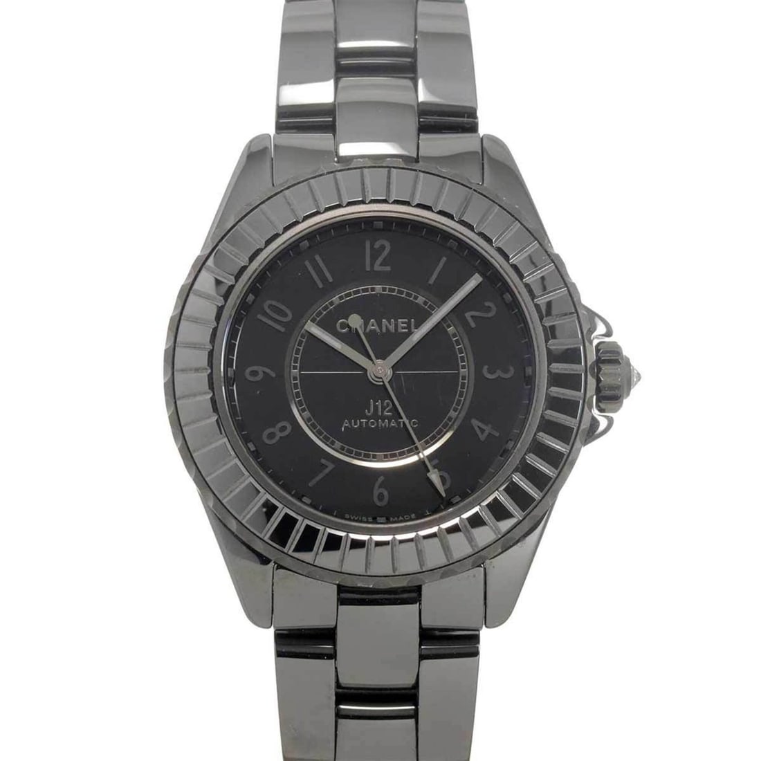 Chanel J12 Edition Noir 38mm H6347 Limited of 55 Pieces Worldwide Men's Watch Black Ceramic (1 of 8)