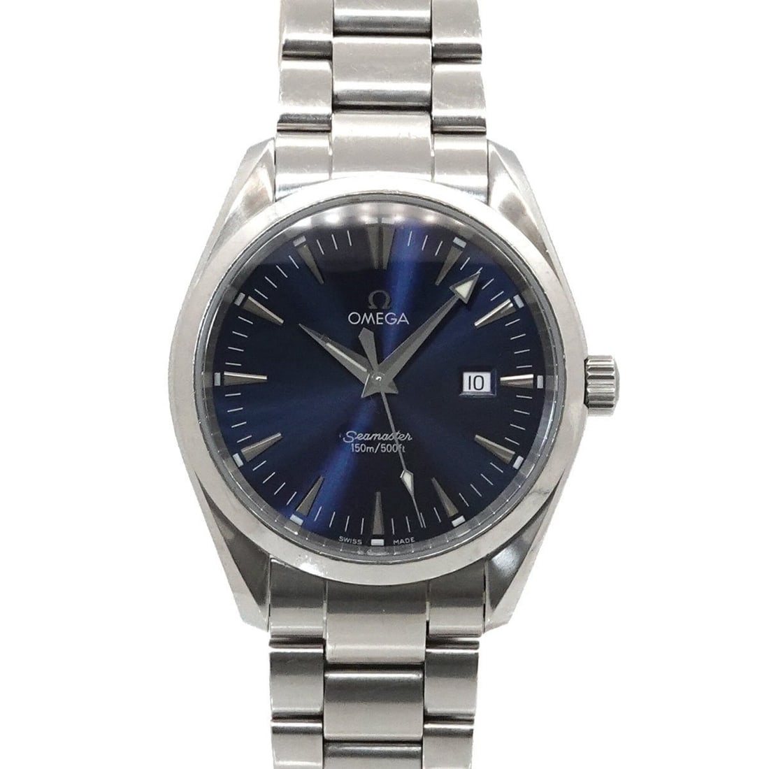 Omega Seamaster Aqua Terra 2517 80 Men's Watch, Date, Blue, Quartz Watch: --- Catalog ---Category: SizeWrist Size: 20cm / 7.87''Case Diameter: 39mm / 1.54''Category: DesignType: WristwatchGender: MenColor (Dial): BlueMaterial (Band): Stainless steelMaterial (Case): Stainles