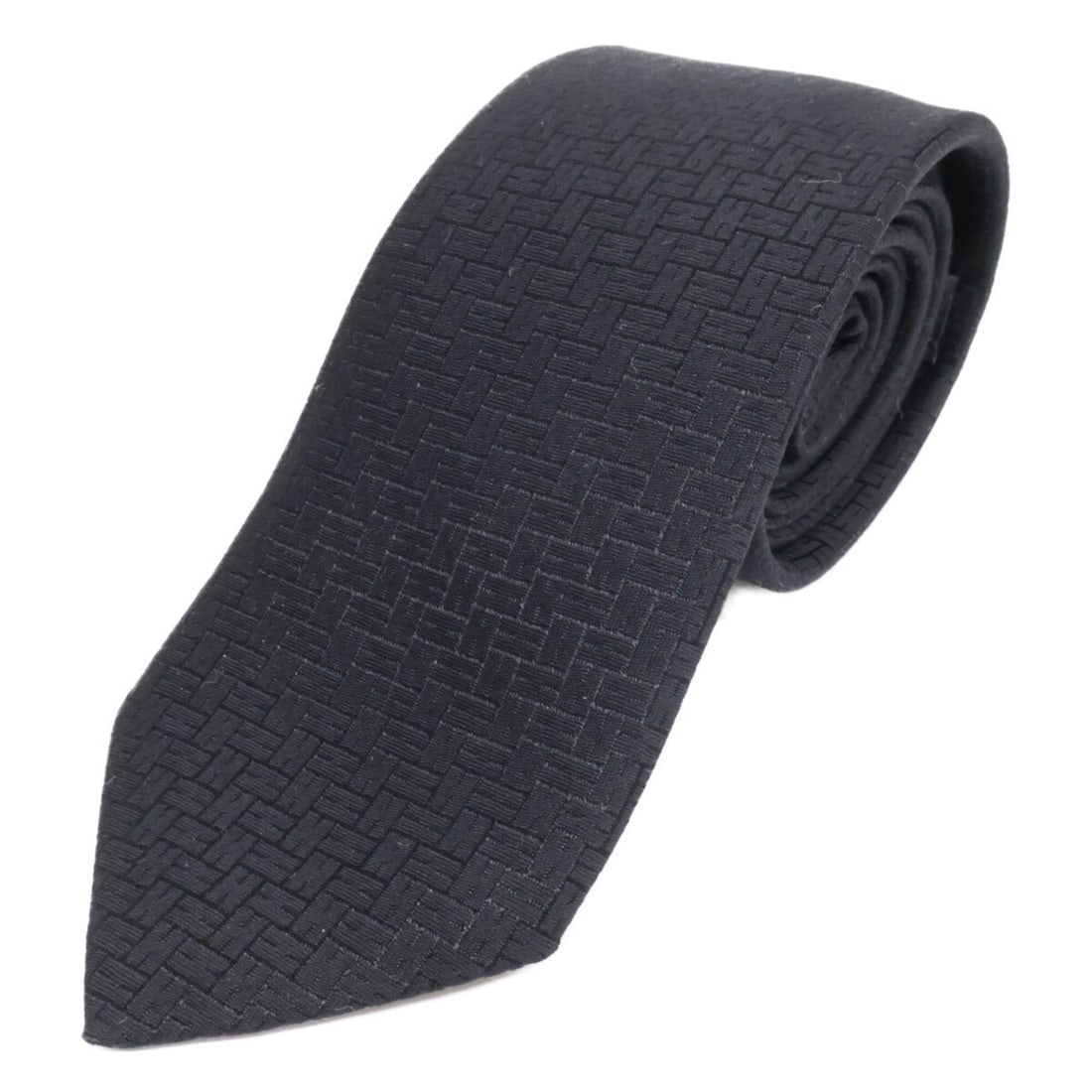 HERMES Hermes Fasonnet H 24 H-woven tie, 8cm, black, men's tie: --- Catalog ---Category: SizeWidth: 7.5cm / 2.95''Total Length: 149cm / 58.66''Category: DesignType: CravatColor: BlackGender: MenMaterial: Silk Category: GeneralBrand: Hermes--- Item List ---Section: