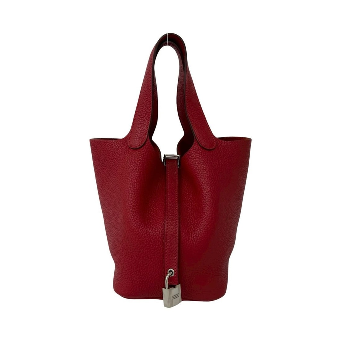HERMES Picotin Lock PM Taurillon Clemence Handbag Rouge Casaque 30118: --- Catalog ---Category: SizeSize (HxWxD): 18.5cm x 13cm x 18cm / 7.28'' x 5.11'' x 7.08''Category: DesignType: HandbagColor: Red colorGender: WomenMaterial: Taurillon clemence leather Category: Gener