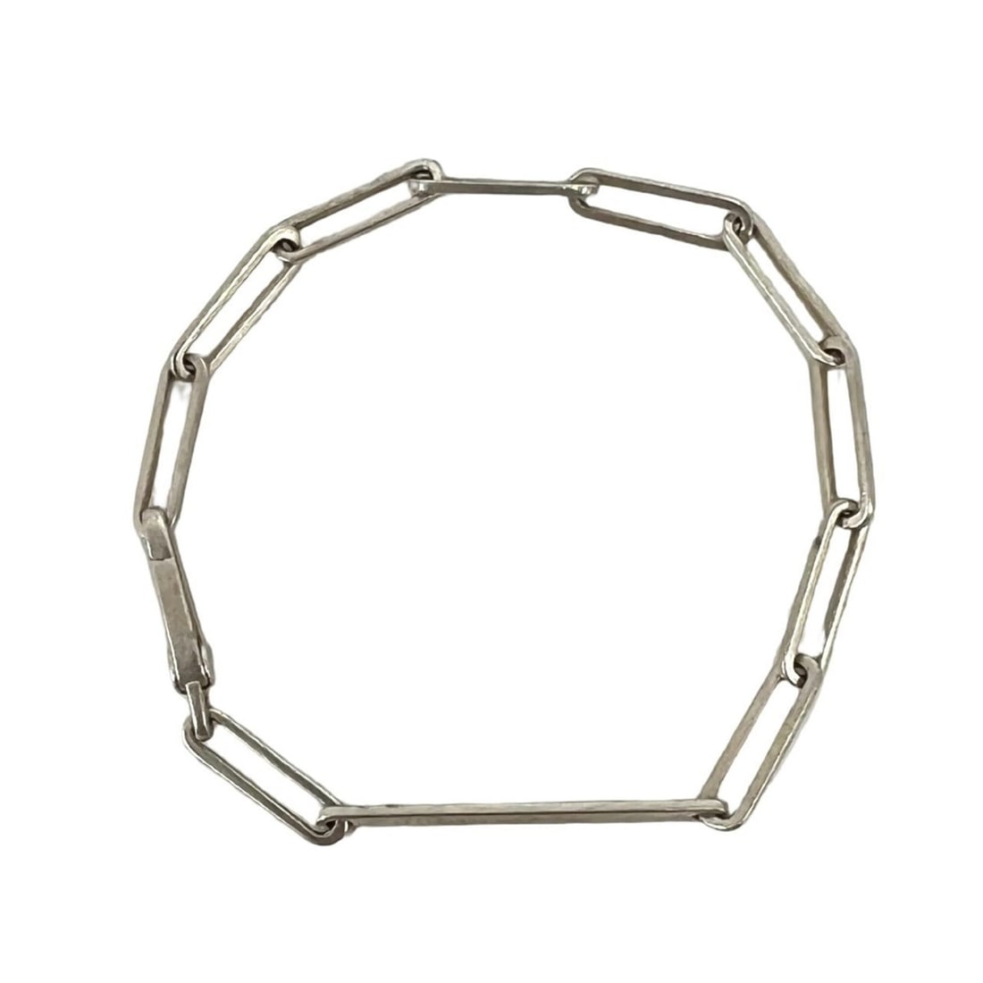 GUCCI Logo Plate Bracelet, Sterling Silver 925, Chain Accessory, Silver, Item Number 35311 (1 of 8)