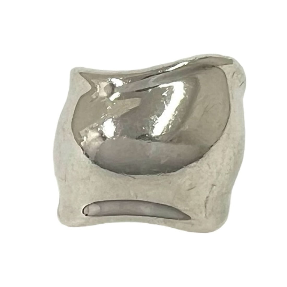 TIFFANY&Co. Tiffany & Co. Elsa Peretti Bone Ring, Sterling Silver 925, Accessory, Silver, Item: --- Catalog ---Category: SizeJP Size: 22US Size: 10.5Category: DesignType: Band ringColor: SilverGender: WomenMaterial: Silver 925Category: GeneralBrand: Tiffany--- Item List ---Section: ConditionRank