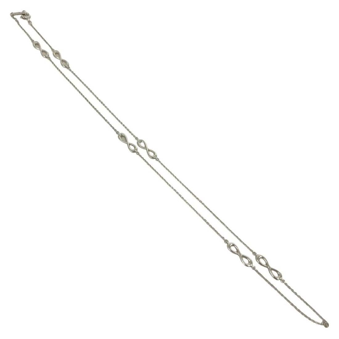 TIFFANY&Co. Tiffany Vintage Infinity Pendant Necklace, Sterling Silver 925, Accessory, Item Number: --- Catalog ---Category: SizeNeck Circumference: 49 cm / 19.29''Category: DesignColor: SilverGender: WomenMaterial: Silver 925Necklace Type: NecklaceCategory: GeneralBrand: Tiffany--- Item List ---Sec