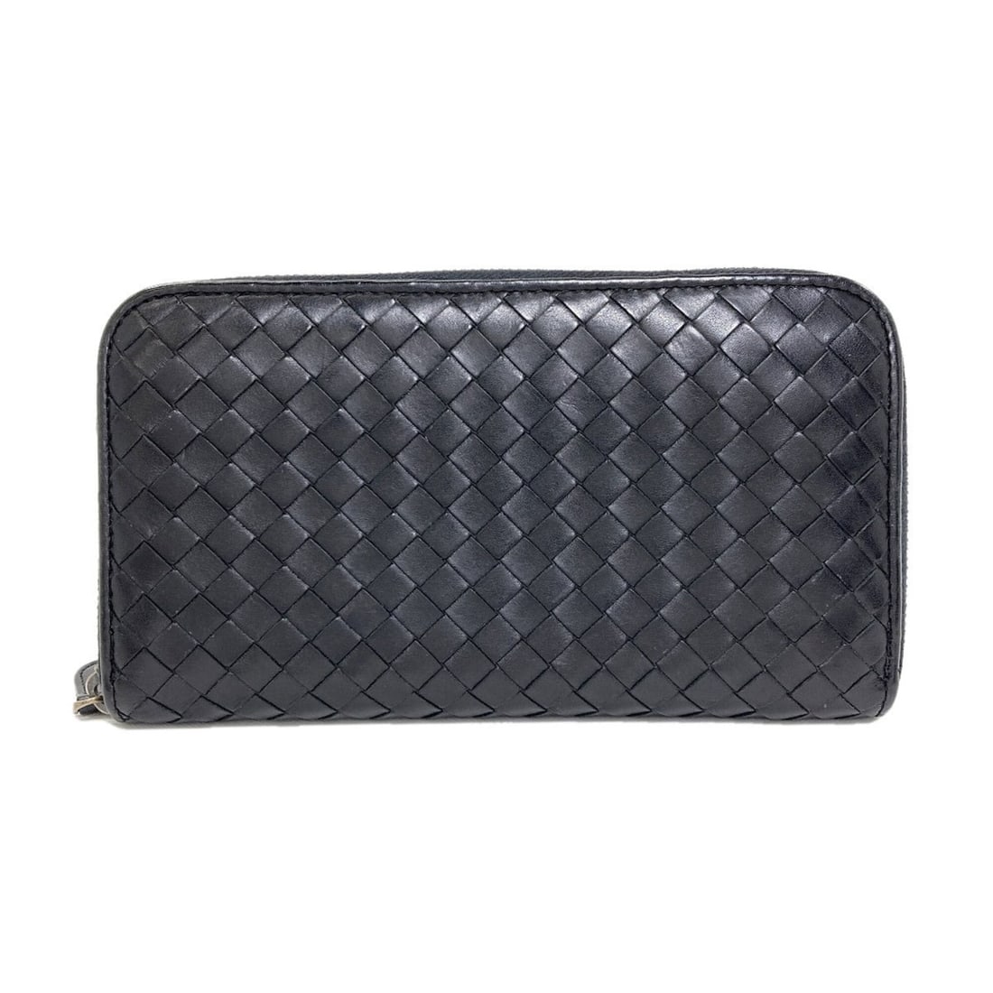 Bottega Veneta Intrecciato Long Wallet, Calfskin, Women's.: --- Catalog ---Category: SizeSize (HxWxD): 10.5cm x 19cm x 2cm / 4.13'' x 7.48'' x 0.78''Category: DesignType: Long wallet (bi-fold)Color: BlackGender: WomenClosure: ZipperMaterial: Leather Leather/Fu
