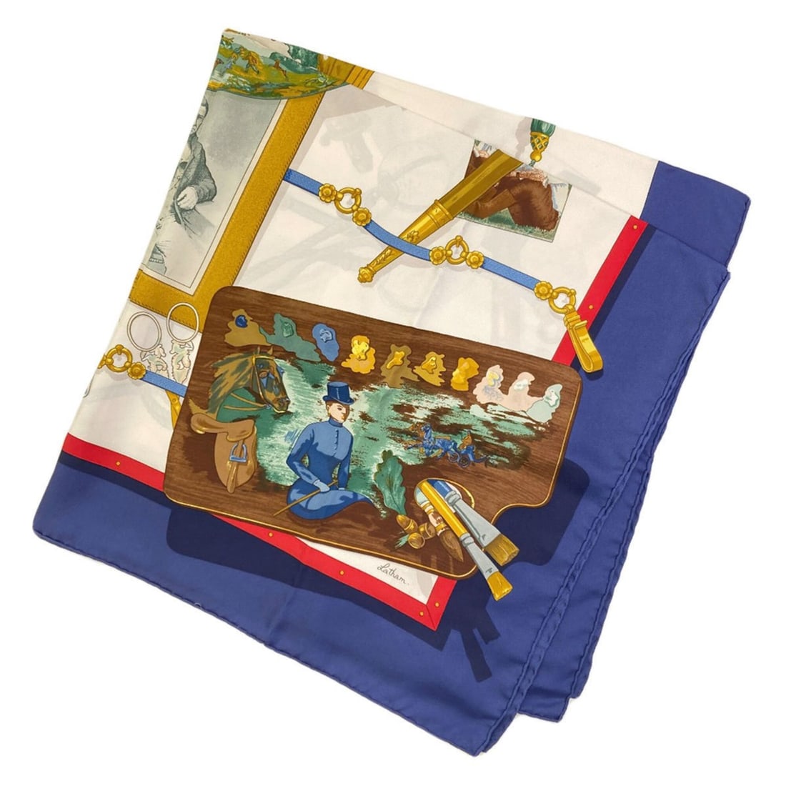 Hermes Carre 90 Memories Scarf Muffler Silk Women's HERMES: --- Catalog ---Category: SizeSize (LxW): 88cm x 88cm / 34.64'' x 34.64''Category: DesignType: ScarfColor: Blue, WhiteGender: WomenMaterial: Silk Category: GeneralBrand: Hermes--- Item List ---Section: