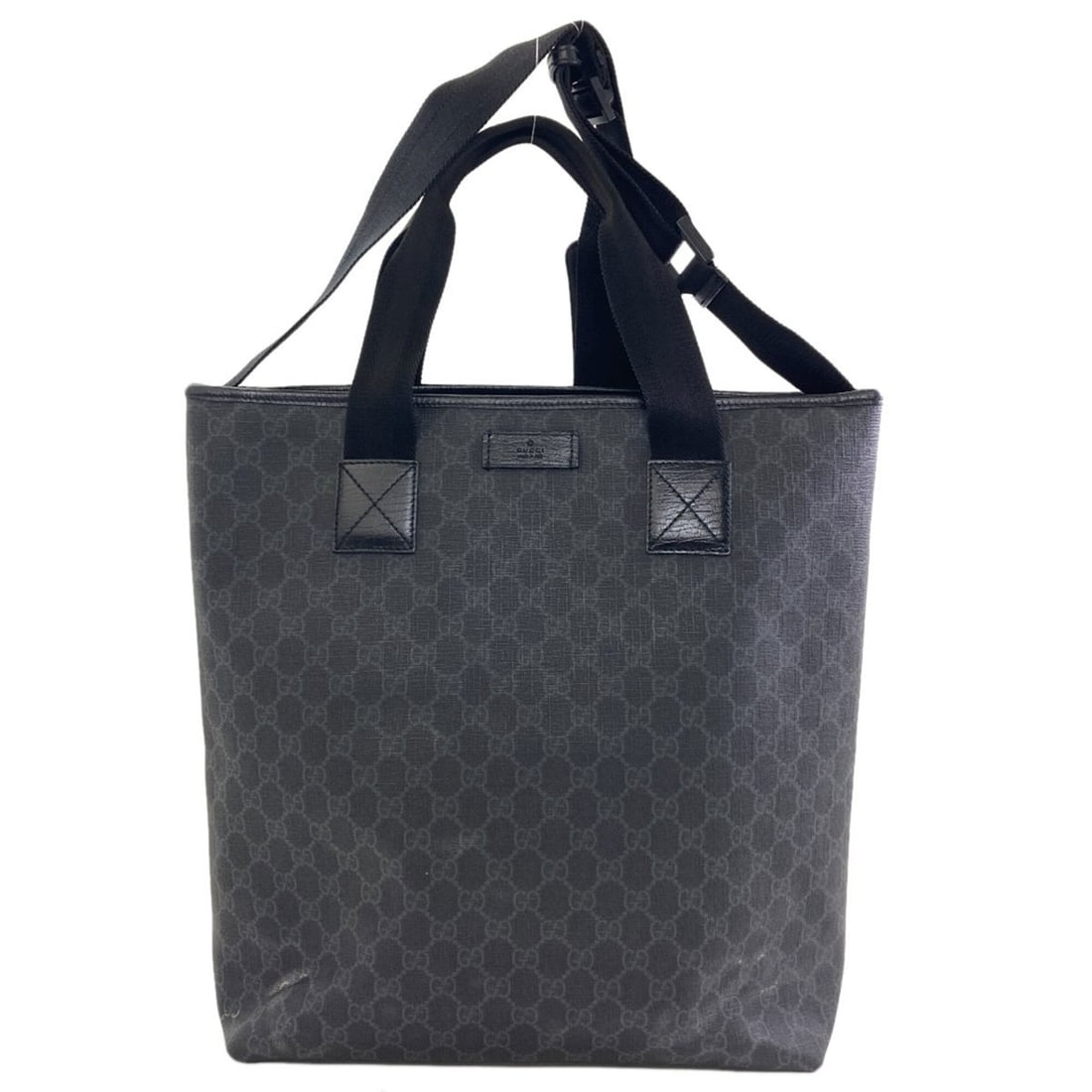Gucci 162163 GG Supreme 2-Way Tote Bag PVC Men's GUCCI: --- Catalog ---Category: SizeSize (HxWxD): 39cm x 40cm x 15cm / 15.35'' x 15.74'' x 5.9''Strap Length: 89cm - 141cm / 35.03'' - 55.51''Handle Length: 38cm / 14.96''Category: DesignType: Tote bagColor: