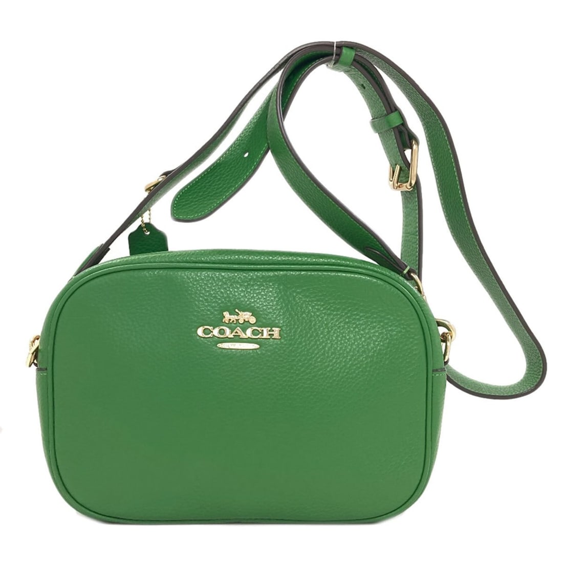 Coach CA207 Jamie Camera Bag Shoulder Leather Women's COACH: --- Catalog ---Category: SizeSize (HxWxD): 16cm x 23cm x 7cm / 6.29'' x 9.05'' x 2.75''Strap Length: 118cm - 137cm / 46.45'' - 53.93''Category: DesignType: Shoulder bagColor: GreenGender: