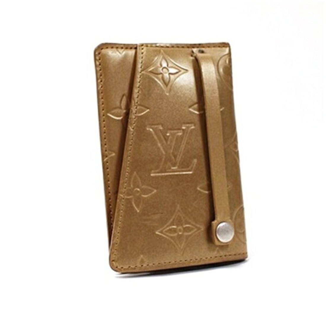 Louis Vuitton Keychain Clochette Monogram Matte Gold LOUIS VUITTON Women's LV: --- Catalog ---Category: SizeSize (HxWxD): 11.5cm x 7.5cm x 1cm / 4.52'' x 2.95'' x 0.39''Category: DesignType: KeyringColor: Brown, MonogramGender: Men,WomenMaterial: LeatherCategory: GeneralBrand: